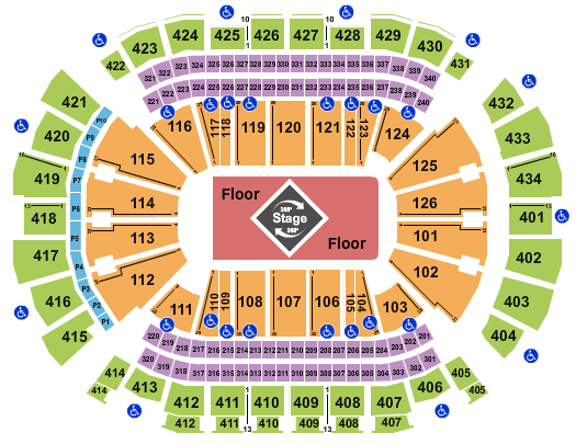 Toyota Center Drake Seating Chart